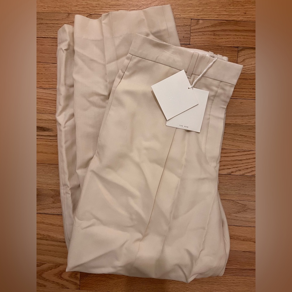 NWT The Row Marce Pant in Ivory